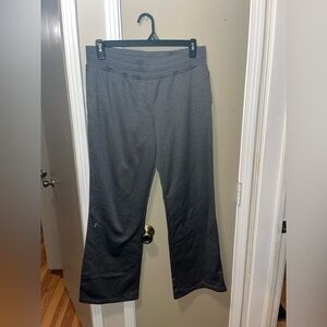 Under Armour Semi Fitted Gray Sweatpants with Tapered Legs